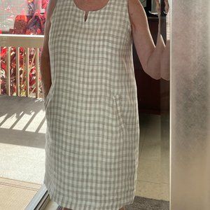 Eileen Fisher Organic Linen Dress Size S/P
